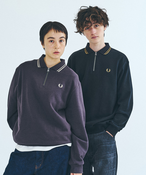 FRED PERRY フレッドペリー スウェット ネイビー ポルトガル製 FRED PERRY メンズトレーナー｜トップス｜ファッション おすすめ