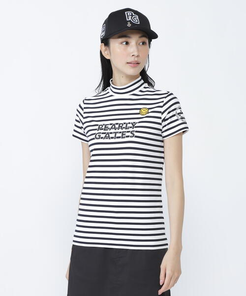PEARLY GATES（パーリーゲイツ） tシャツ 半袖 PG is PG ベアカノコ