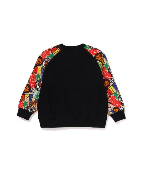 A BATHING APE（アベイシングエイプ） トレーナー BAPE MILO ASSORTED