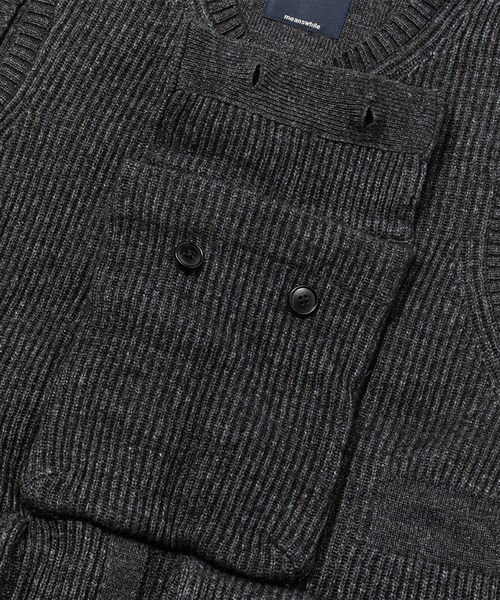 ベスト ジレ Body Armor Knit Vest メンズの画像