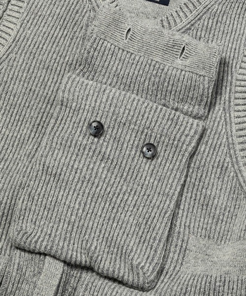 ベスト ジレ Body Armor Knit Vest メンズの画像