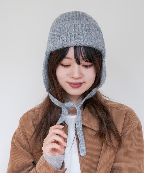 polcadot（ポルカドット） ニット帽 ニットキャップ HEATHER FLIGHT