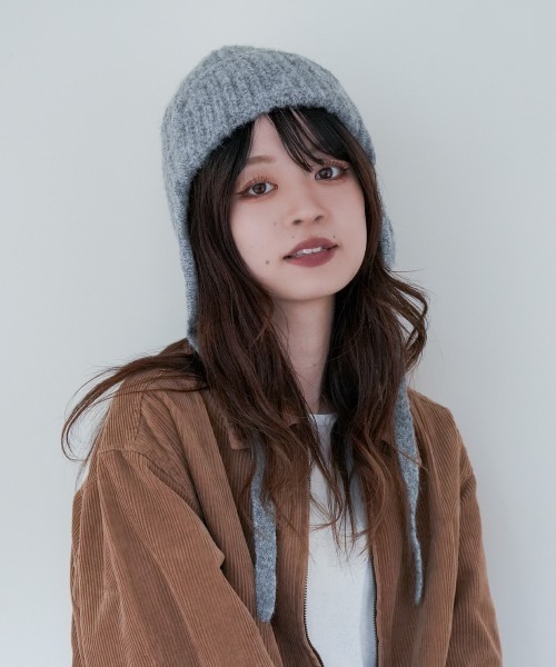 polcadot（ポルカドット） ニット帽 ニットキャップ HEATHER FLIGHT