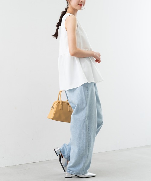 「ANNA LUNA」 ノースリーブトップス MEDIUM ブラック レディース_画像5