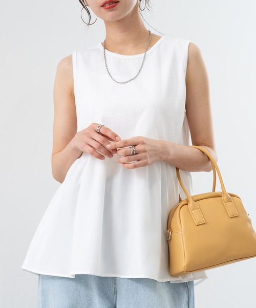 「ANNA LUNA」 ノースリーブトップス MEDIUM ブラック レディース_画像9