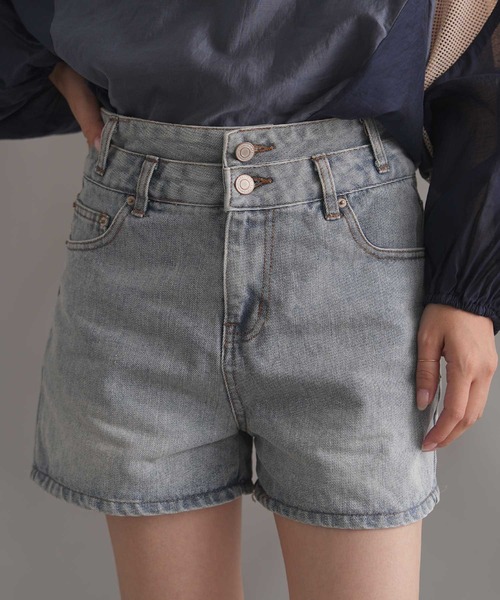 WORKS ジーンズ デニム デニムパンツ デニムショートパンツ レディース