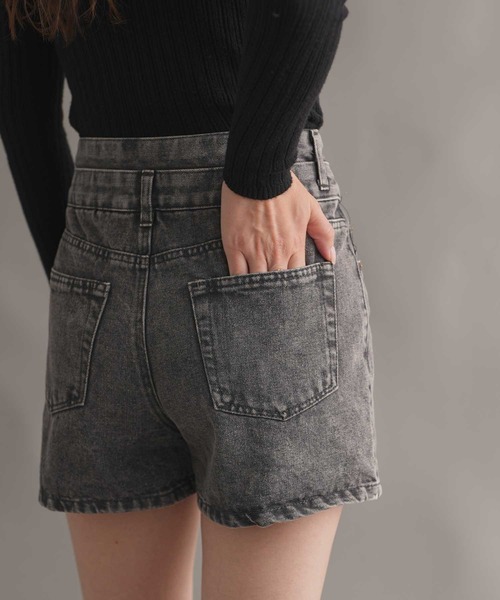 d.i.a ダイヤ グレーショートデニムパンツ 24インチ タグ付き 3TYPE