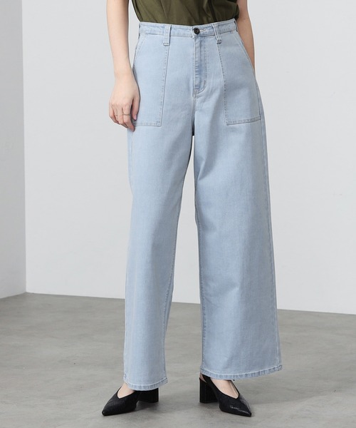 「C17」 デニムパンツ LARGE ブルー レディース_画像3