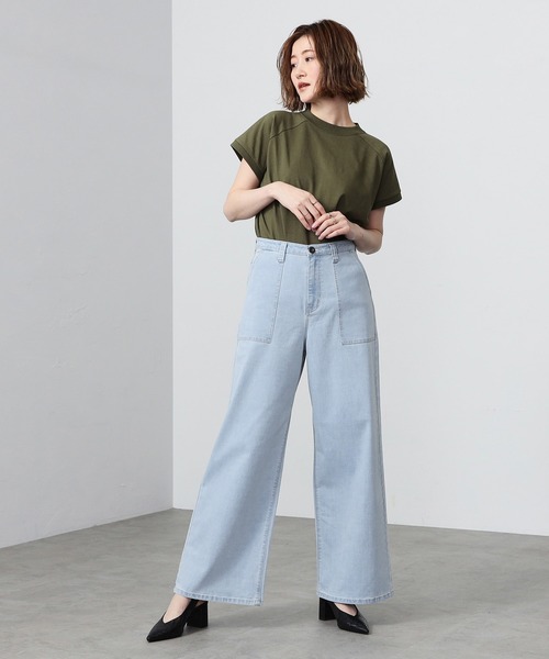 「C17」 デニムパンツ LARGE ブルー レディース_画像9