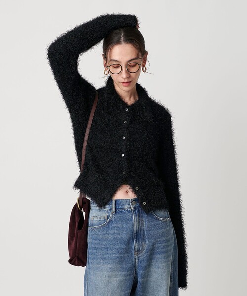 BEAUTY＆YOUTH UNITED ARROWS カーディガン ポリエステル シャギー