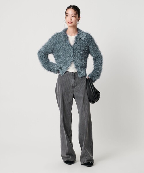 BEAUTY＆YOUTH UNITED ARROWS カーディガン ポリエステル シャギー
