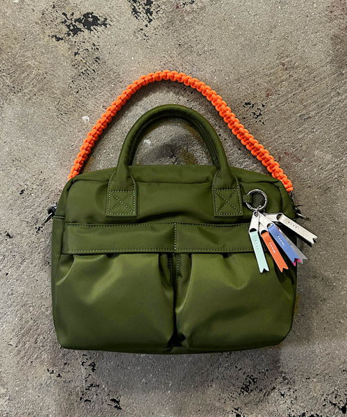 cheek チーク Wpocket 3way boston Cheek（チーク） ショルダーバッグ 「cheek / チーク」W pocket 3way