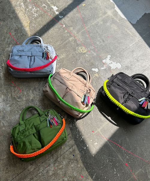 Cheek（チーク） ショルダーバッグ 「cheek / チーク」W pocket 3way 