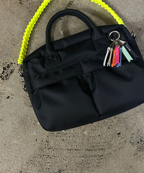 cheek チーク Wpocket 3way boston Cheek（チーク） ショルダーバッグ 「cheek / チーク」W pocket 3way