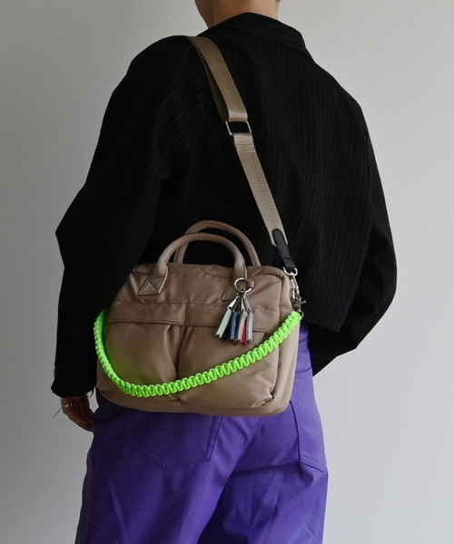 cheek チーク Wpocket 3way boston Cheek（チーク） ショルダーバッグ 「cheek / チーク」W pocket 3way