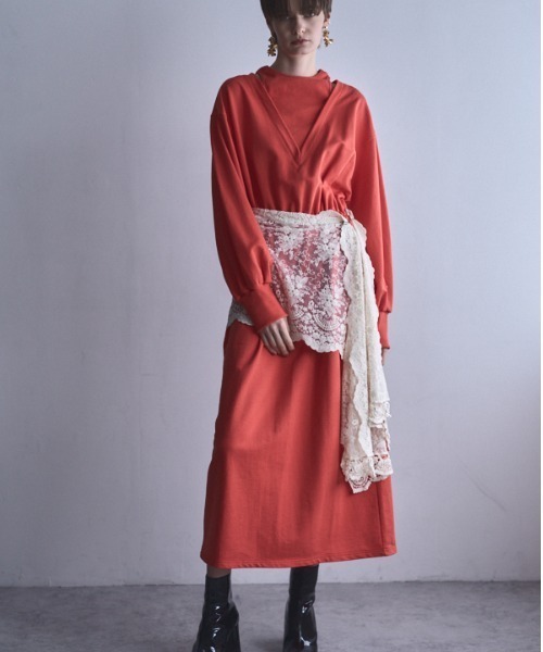 Muel Chic（ミュエルシック） ワンピース Lay sweat one-piece レイ