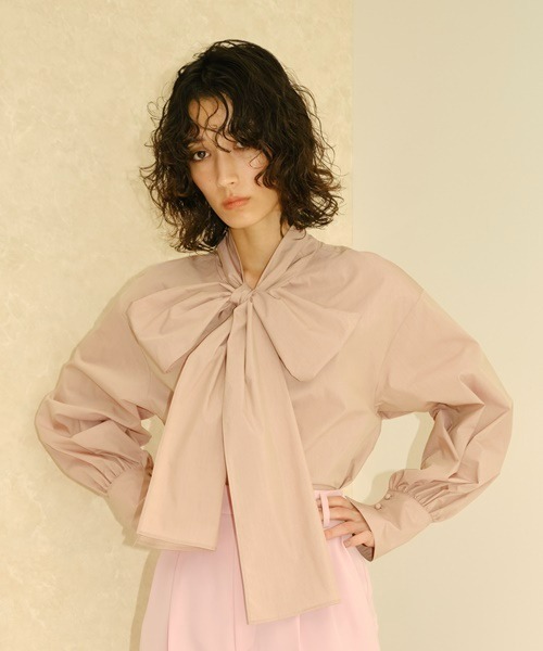 FRAY I.D（フレイ・アイディー） 長袖ブラウス ONE SIZE ピンク