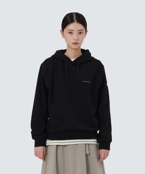 [新品]  peak フード付きジャケット レディース 黒 snow peak（スノーピーク） パーカー SnowPeak / Land Women's Hood T
