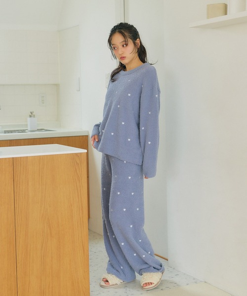 パジャマ ルームウェア 「LAFUKU/ラフク」もちふわマシュマロニット
