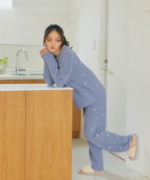 パジャマ ルームウェア 「LAFUKU/ラフク」もちふわマシュマロニット