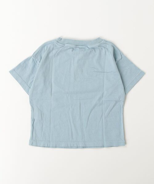 「こども ビームス」 「KIDS」半袖Tシャツ 4-5Y サックスブルー キッズ_画像2