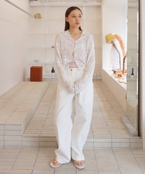 TODAYFUL / トゥデイフル | Block Lace Shirts ブロックレースシャツ 