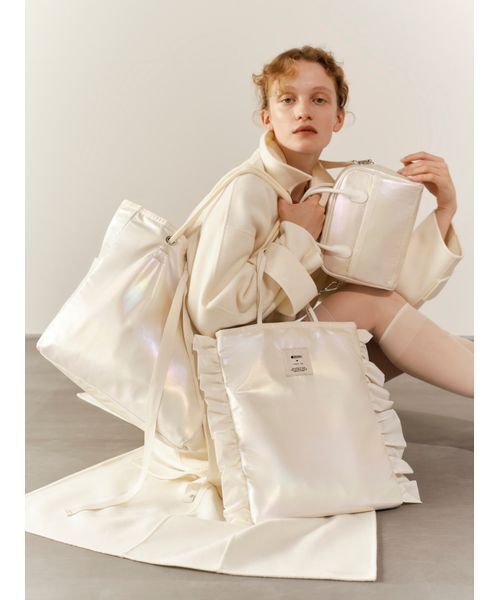 フレイアイディー　ペーパーメッシュバッグ 新品未使用 FRAY I.D（フレイ・アイディー） ハンドバッグ 「LeSportsac× FRAY I.D