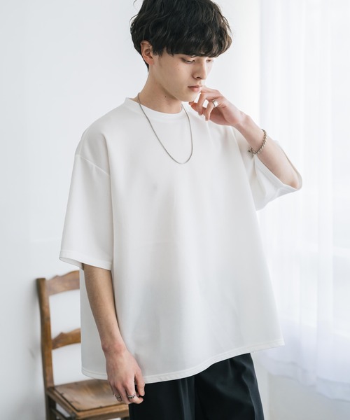 Rocky Monroe（ロッキーモンロー） 7分袖Tシャツ L ホワイト メンズ