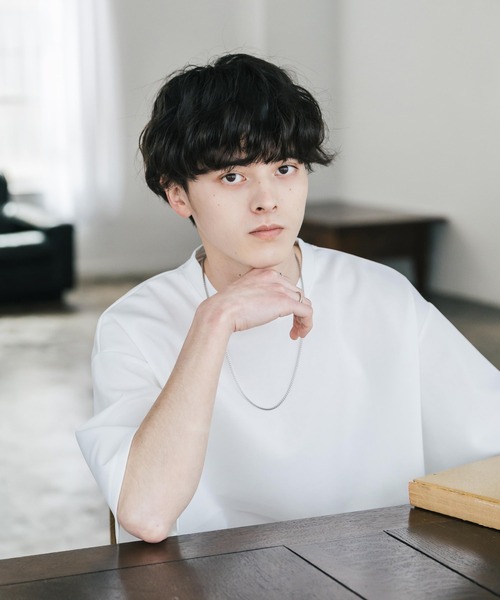 Rocky Monroe（ロッキーモンロー） 7分袖Tシャツ L ホワイト メンズ