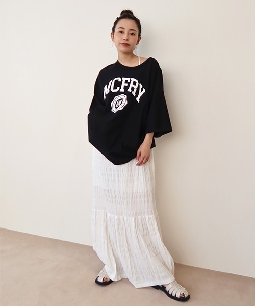 「CREDONA」 キャミソールワンピース FREE アイボリー レディース_画像6