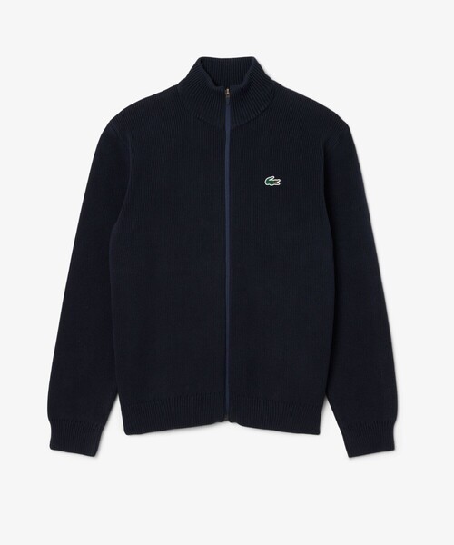 LACOSTE（ラコステ） セーター ニット コットンブレンドジップアップ