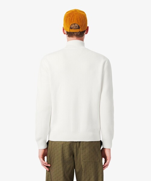 LACOSTE（ラコステ） セーター ニット コットンブレンドジップアップ
