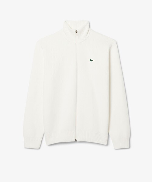 LACOSTE（ラコステ） セーター ニット コットンブレンドジップアップ