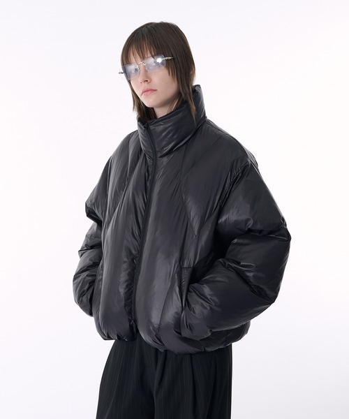 完売品！clore+ 構築的シルエット Drop Puff Jacket selle glant（セレグランテ） ブルゾン アウター QUILTING DESIGN PUFF