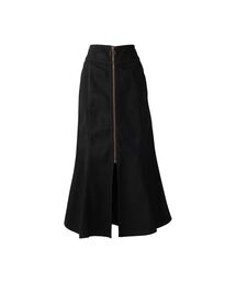 ＨＹＳ SUPER HYSTERIC柄 キュロットデニムスカート HYSTERIC GLAMOUR（ヒステリックグラマー） デニムスカート フロント
