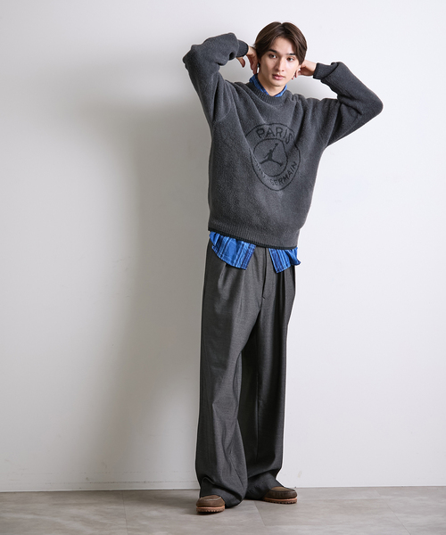 NIKE / ニット・セーター(厚手)/XXL/ポリエステル/BLK NIKE メンズニット、セーター｜トップス｜ファッション おすすめ人気