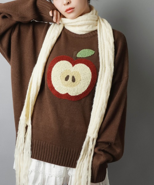 ［レア］BiSH ニット　新品未使用　リンリン SPINNS（スピンズ） ニット セーター 今っぽ森ガールアップルさがら