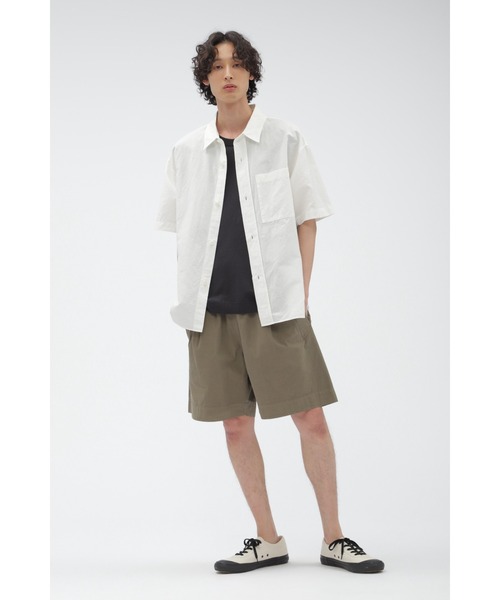 「MHL.」 半袖シャツ SMALL ブルー メンズの画像