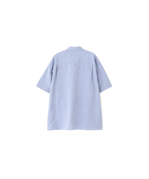 「MHL.」 半袖シャツ SMALL ブルー メンズの画像
