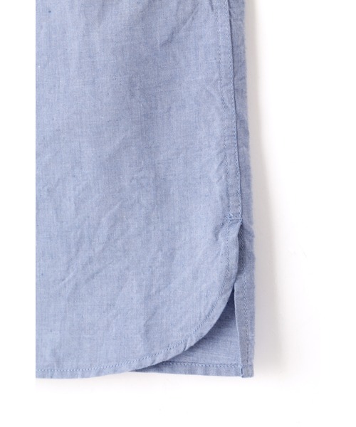 「MHL.」 半袖シャツ SMALL ブルー メンズの画像