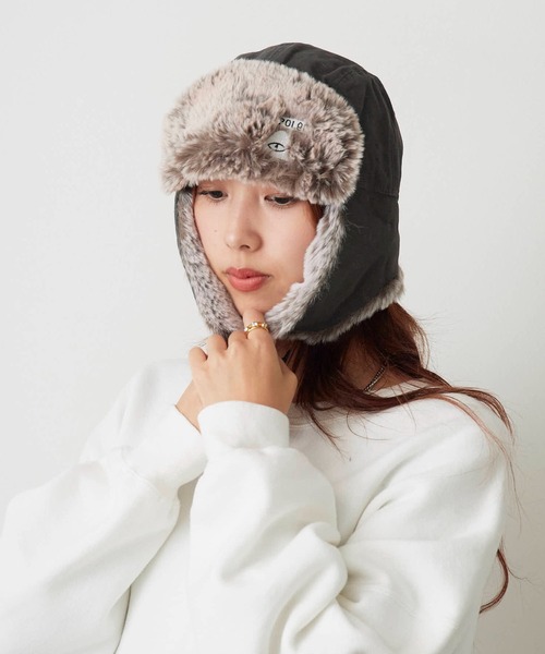 POLeR（ポーラー） キャップ 帽子 MILITARY FUR VISOR CAP ブランド