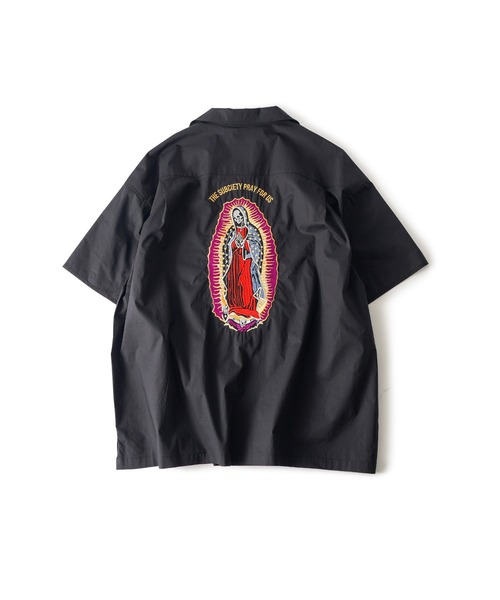 「Subciety」 半袖シャツ X-LARGE ブラック メンズ_画像3