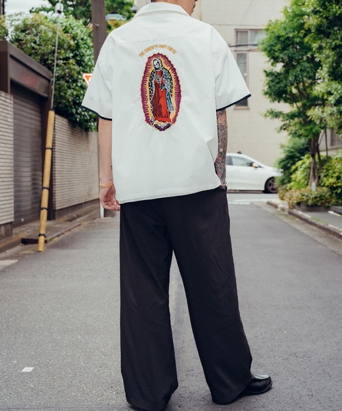 「Subciety」 半袖シャツ X-LARGE ブラック メンズ_画像4