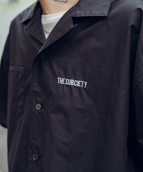 「Subciety」 半袖シャツ X-LARGE ブラック メンズ_画像7