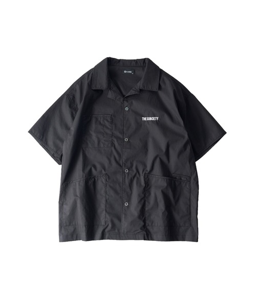 「Subciety」 半袖シャツ X-LARGE ブラック メンズ_画像8