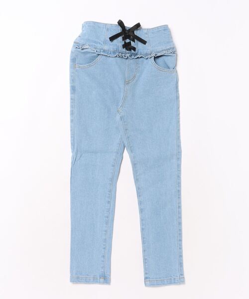 「PINKHUNT」 「KIDS」スキニーデニムパンツ 140cm ブルー キッズ_画像3