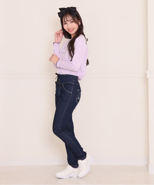 「PINKHUNT」 「KIDS」スキニーデニムパンツ 140cm ブルー キッズ_画像8