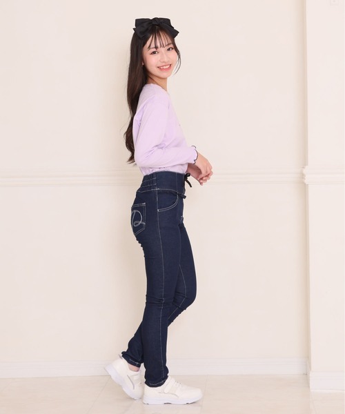 「PINKHUNT」 「KIDS」スキニーデニムパンツ 140cm ブルー キッズ_画像9