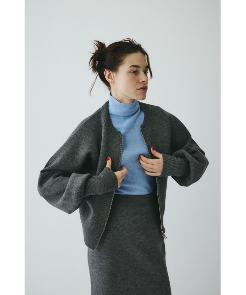 HeRIN.CYE ニット セーター Zip up knit tops ジップアップニット