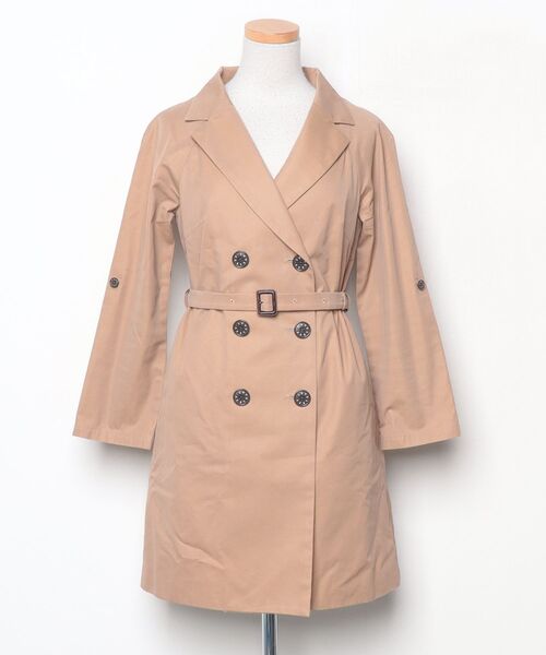 レディース 【美品】LOVELESS ベージュ トレンチコート 34